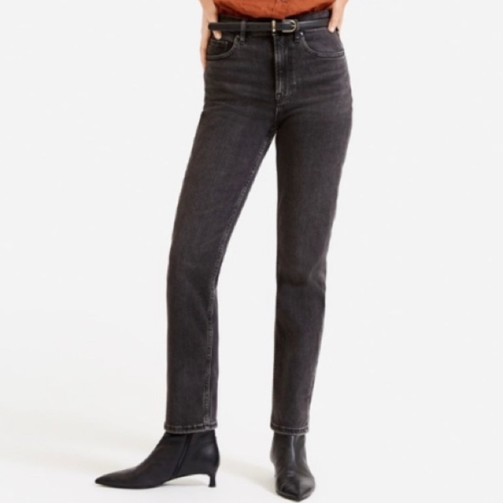Everlane High Rise Straight Jean